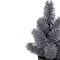 8.5" Unlit Metallic Glitter Mini Pine Artificial Potted Christmas Tree